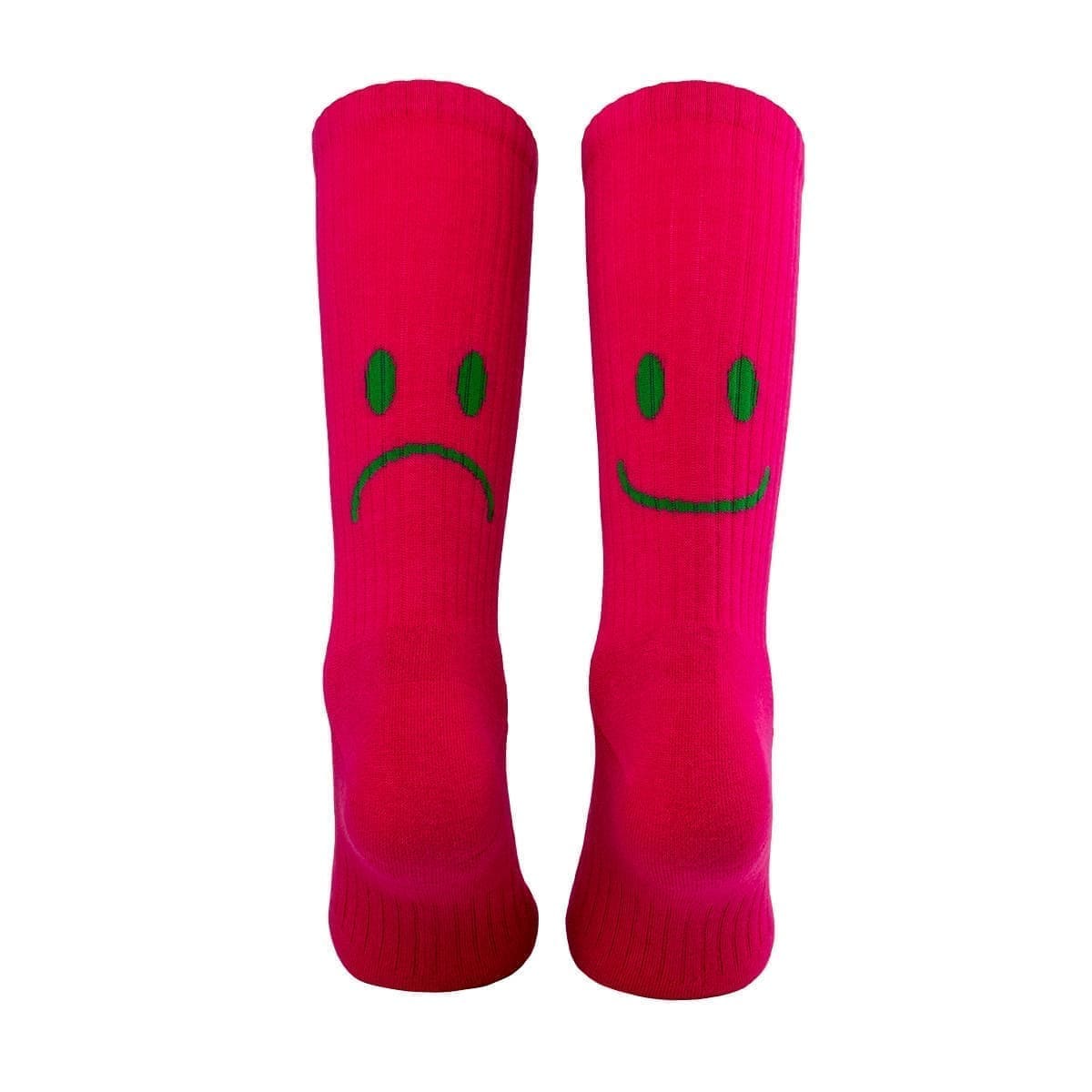 Multifunktionale pinke Sportsocken mit Smile Motiv von PATRON SOCKS