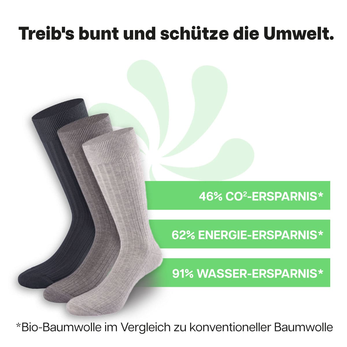 Business Socken in drei verschiedenen Farben aus Bio Baumwolle von PATRON SOCKS