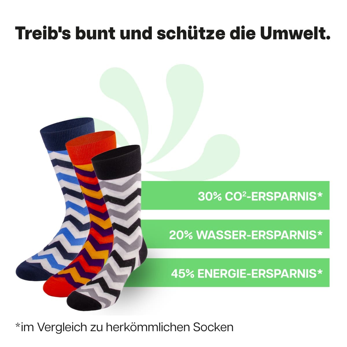 Nachhaltige Zickzack von PATRON SOCKS