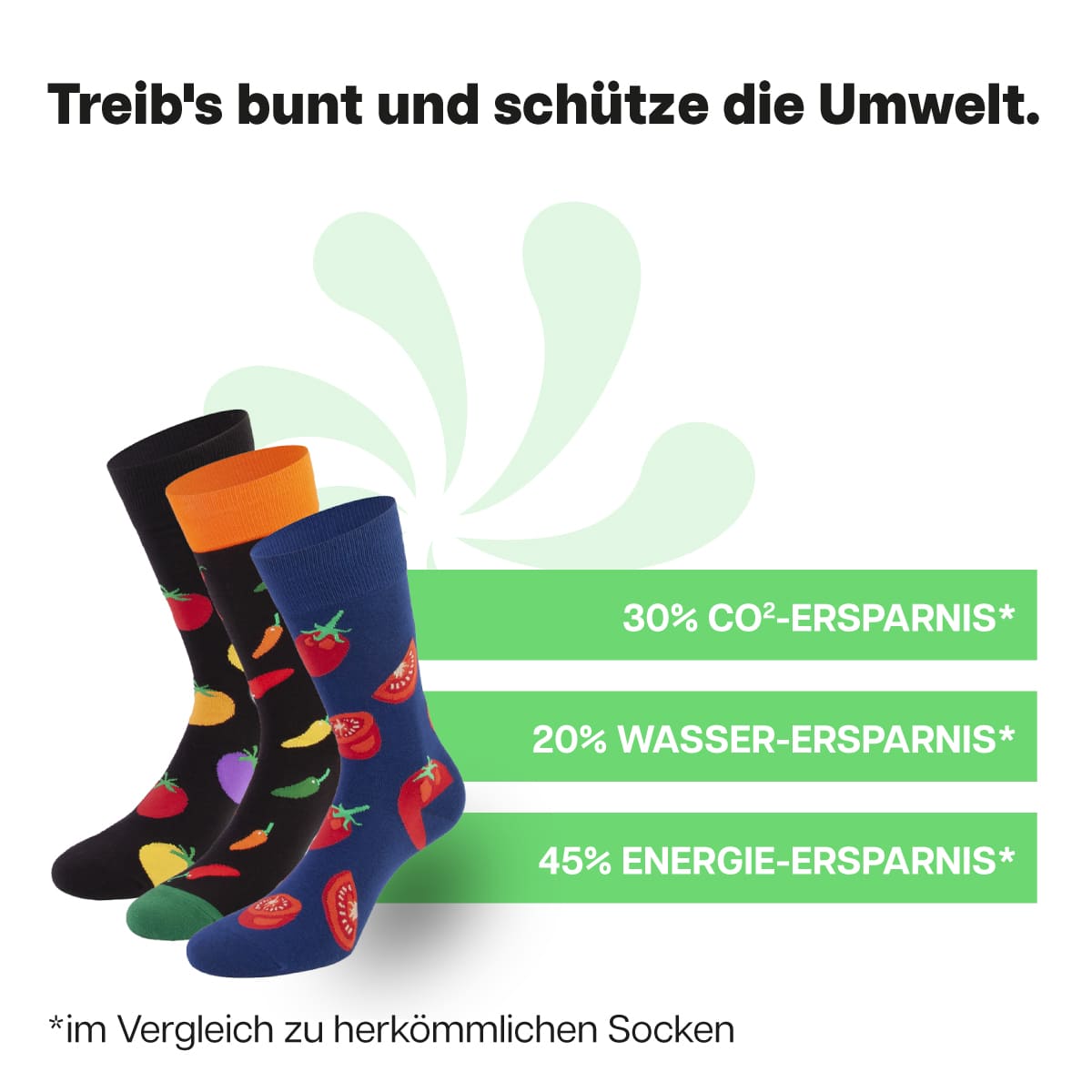 Nachhaltige Veggie-Socken von PATRON SOCKS