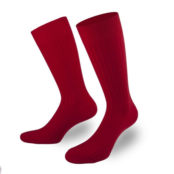 Rote elegante Business Socken von PATRON SOCKS