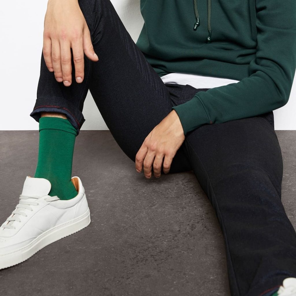 Grüne haltbare CINQUE Socken von PATRON SOCKS