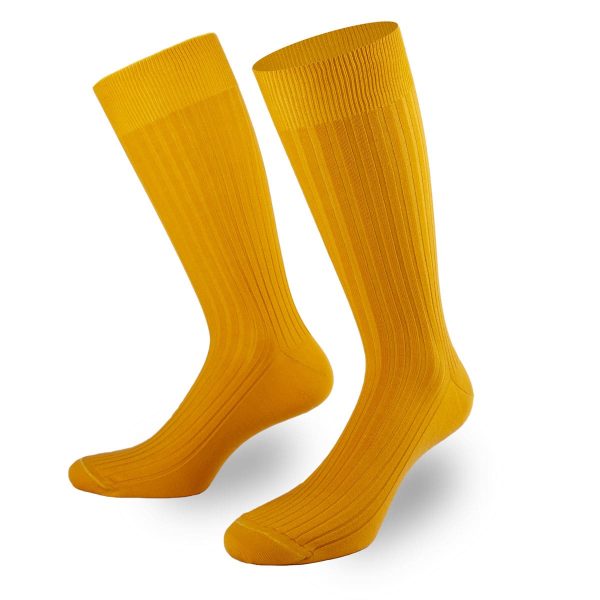 Gelbe exklusive Business Socken von PATRON SOCKS