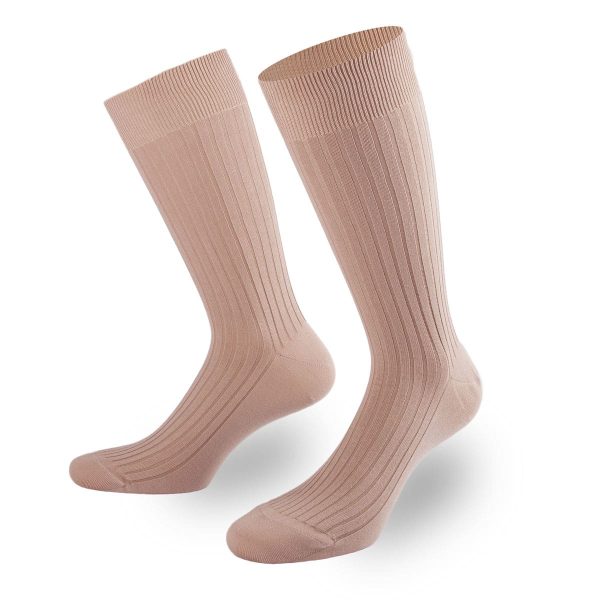 Stilvolle beige Luxus Business Socken von PATRON SOCKS